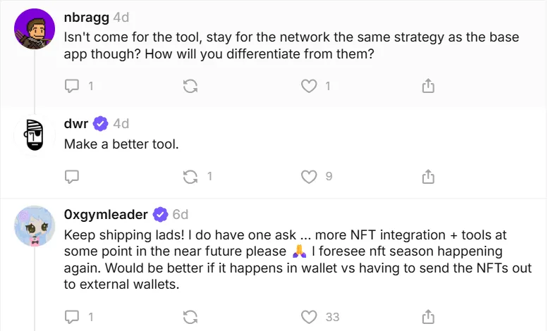 
			Farcaster сместил фокус на развитие кошелька		
